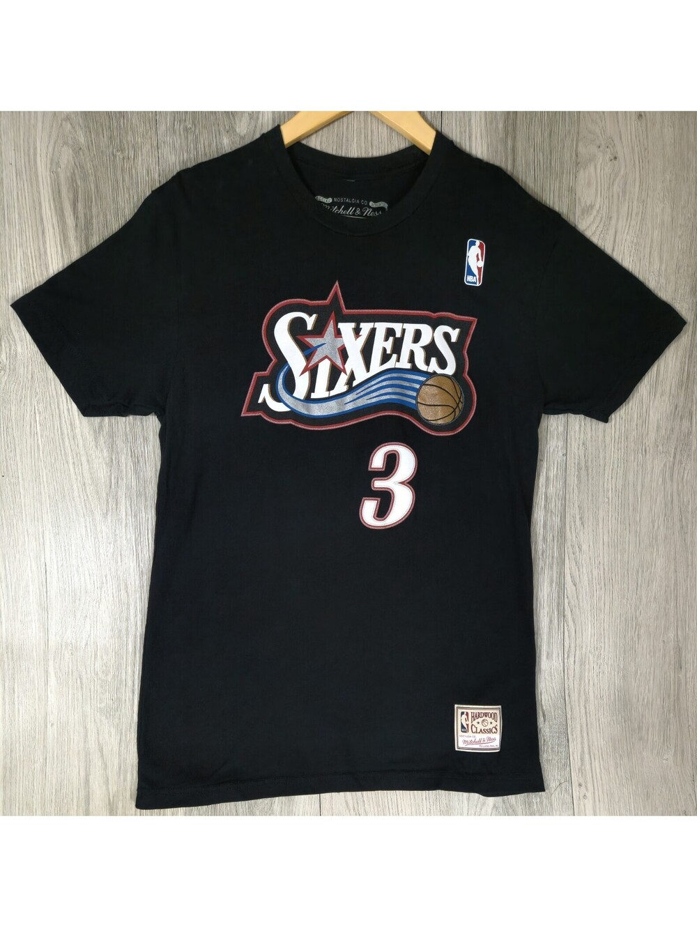 Allen Iverson Philadelphia 76ers Mitchell & Ness Hardwood Classic Men M #12